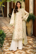 Off-White Luxury Embroidered Lawn 3PC