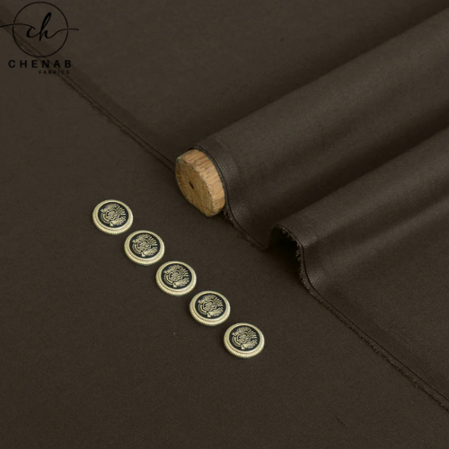 Premium Choco Wash & Wear Unstitched Men’s Fabric