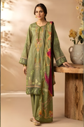Light Sage Green Luxury Printed Lawn 3PC